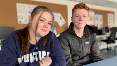 To elever på Den jydske Haandværkerskole