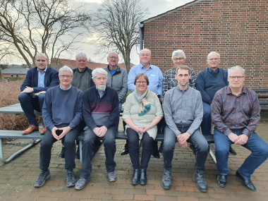 Gruppebillede af medlemmerne af Folkeoplysningsudvalget