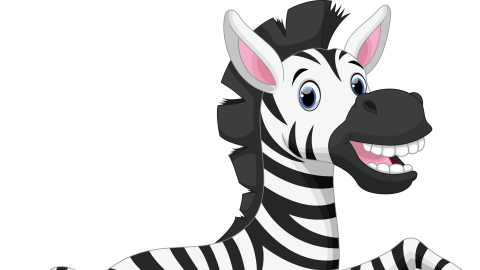 Tegnet zebra