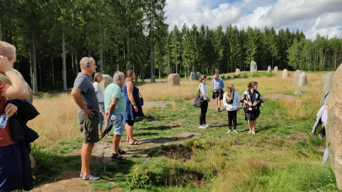 Rundvisning ved Høj Stene