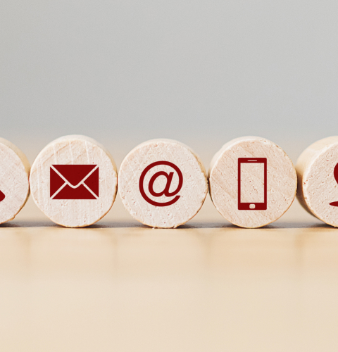 Grafik med kontaktsymboler