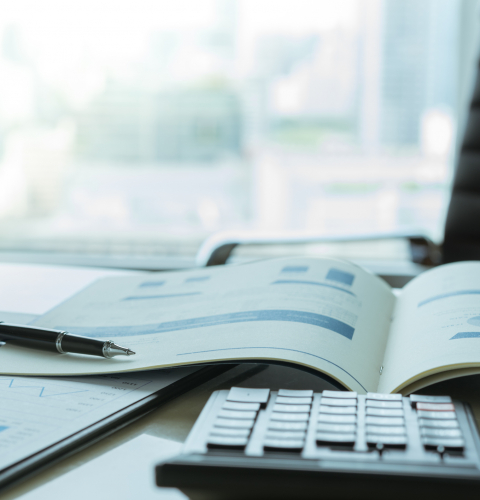 papirer og lommeregner